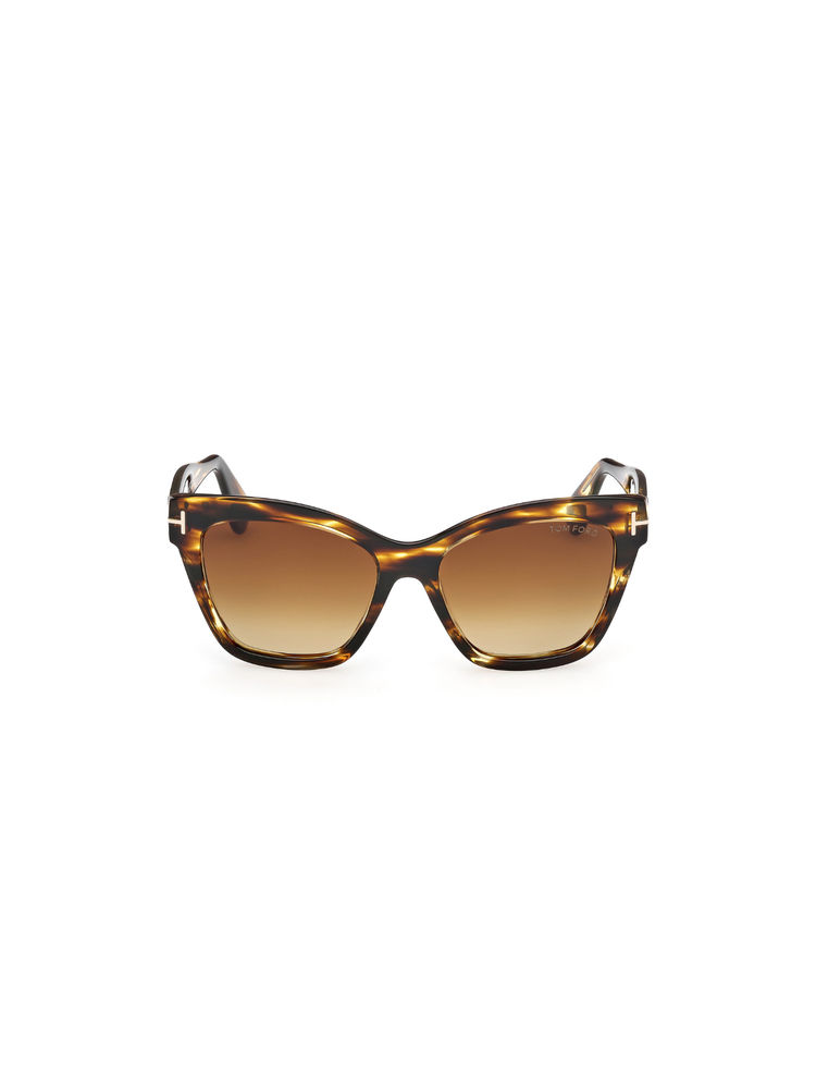Tom Ford Eyewear Women Acetate Butterfly Brown Lens Sunglass-Ft1217 55 55F (55)-picture-35