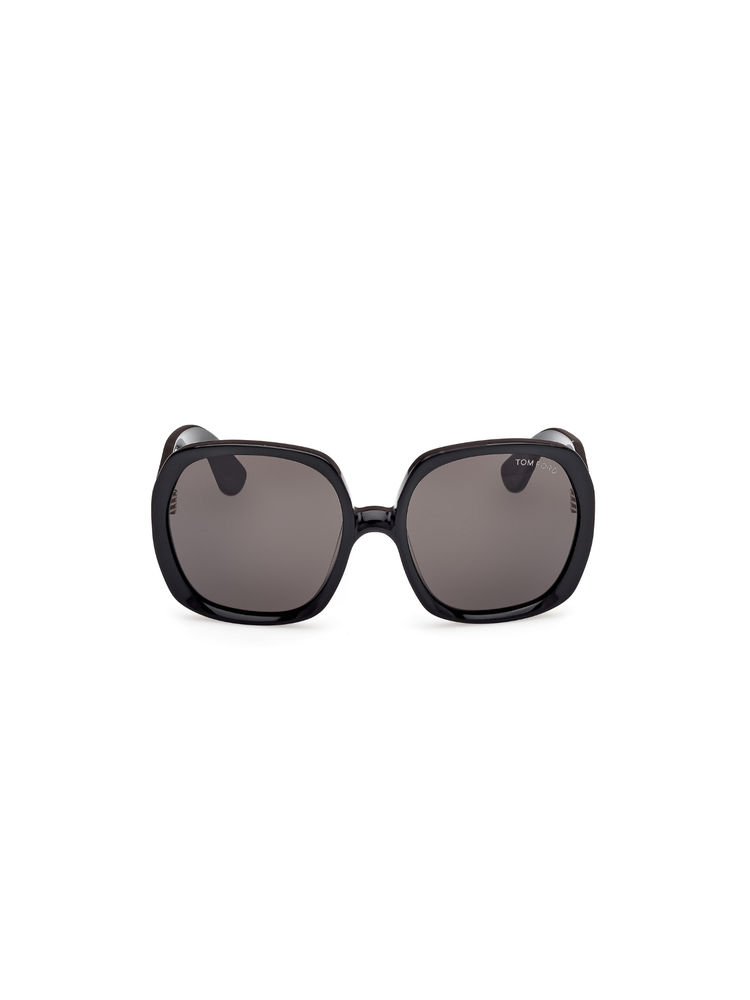 Tom Ford Eyewear Women Acetate Square Grey Lens Sunglass-Ft1221 60 01A (60)-image-19