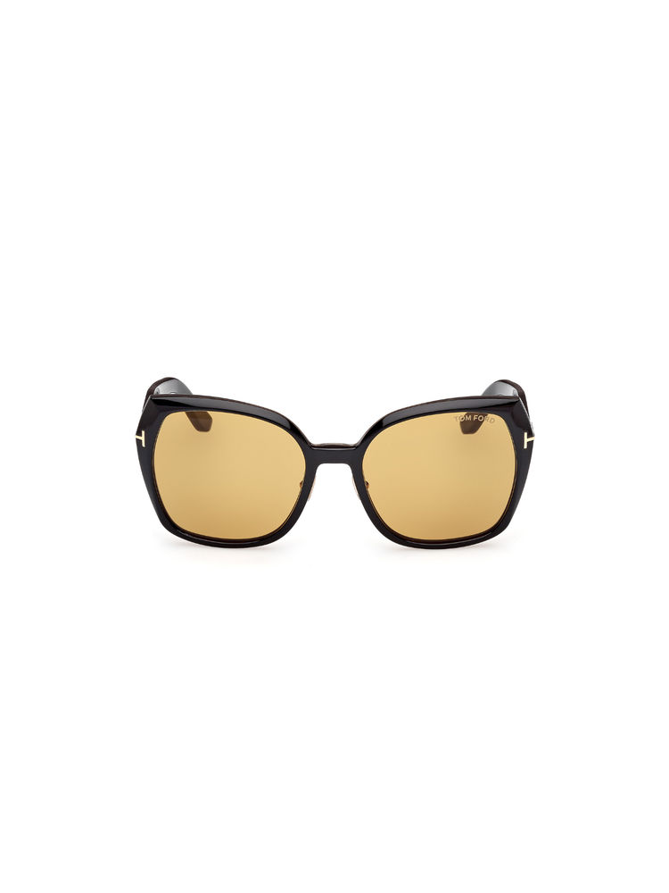 Tom Ford Eyewear Women Acetate Butterfly Brown Lens Sunglass-Ft1223 58 01E (58)-picture-18