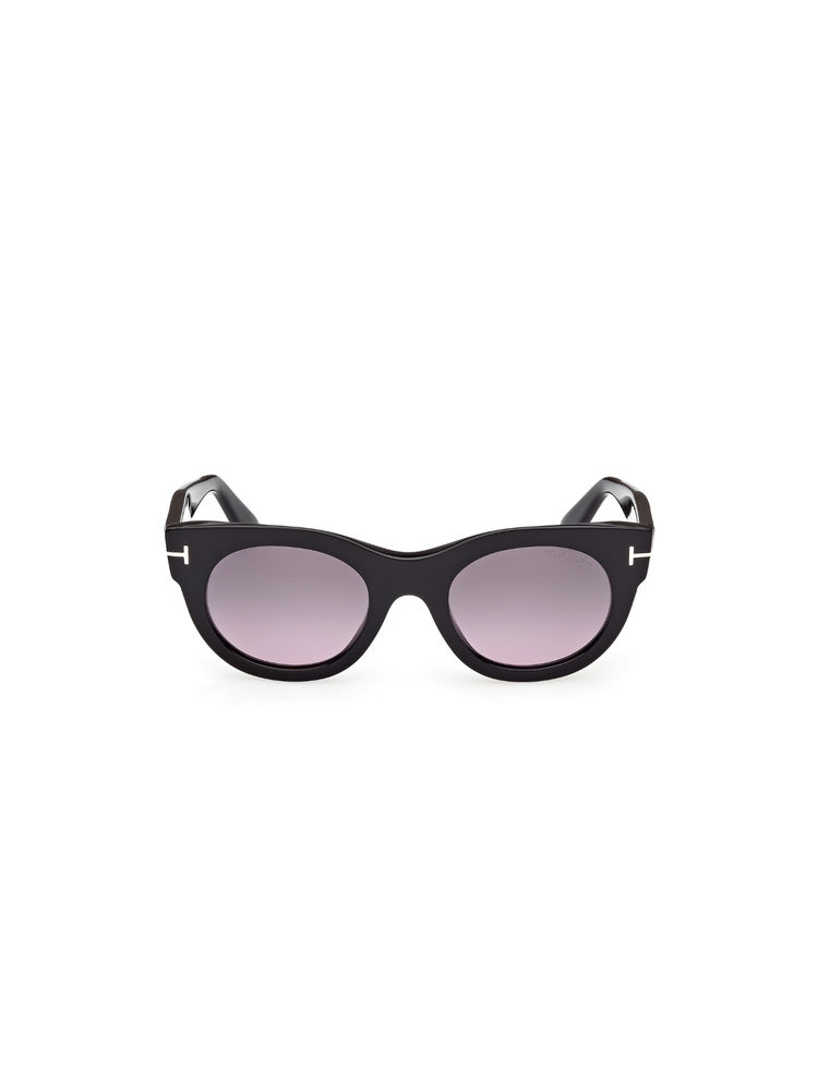 Tom Ford Eyewear Women Acetate Round Grey Lens Sunglass-Ft1315 50 01B (50)-image-25