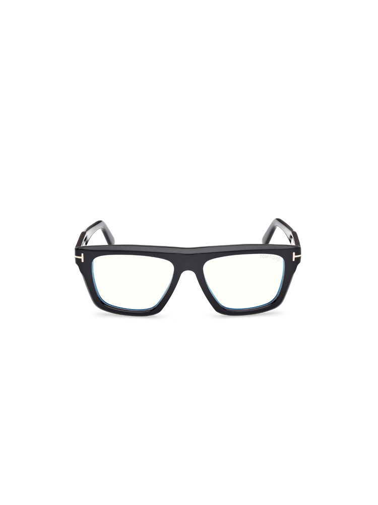 Tom Ford Eyewear Unisex Acetate Rectangle Black Frame-Ft6059-B 54 001 (54)-picture-47