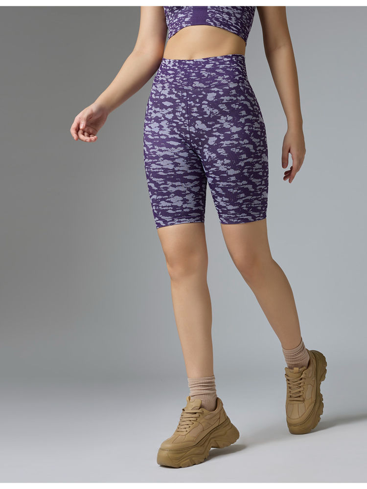 FEIER Purple Camo Bike Shorts-picture-12