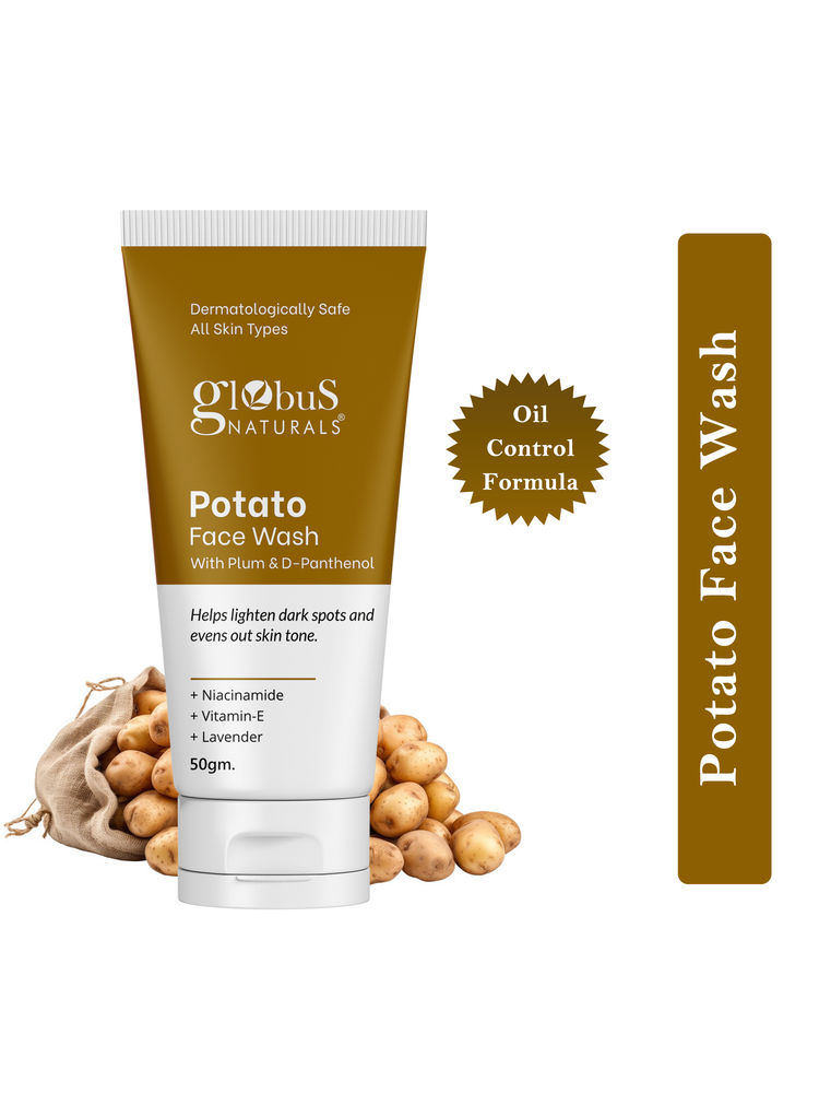 Globus Naturals Potato Face Wash With Plum & D - Panthenol-picture-10
