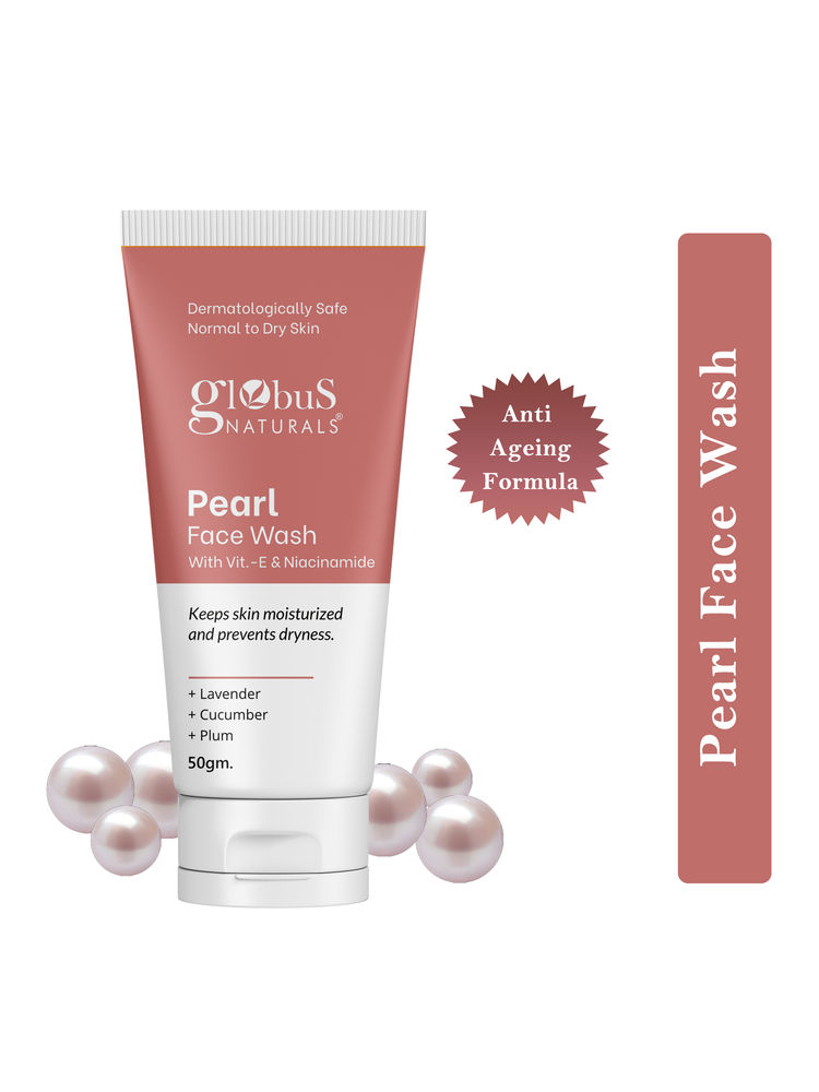 Globus Naturals Pearl Face Wash With Vitamin - E & Niacinamide-picture-13