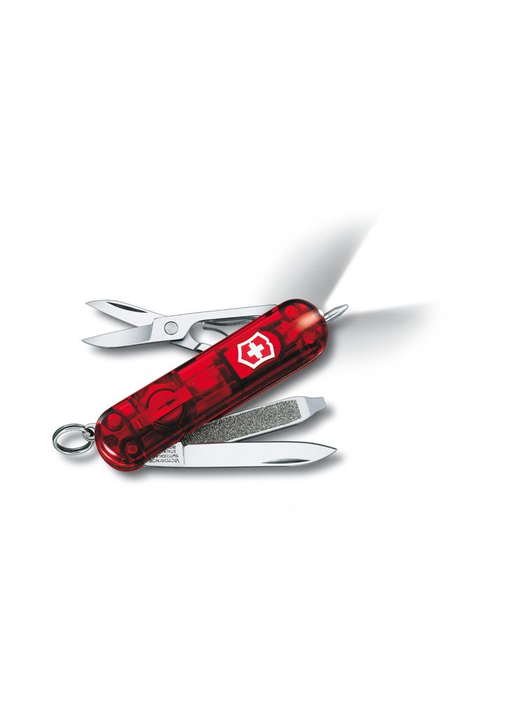Victorinox Signature Lite Pocket Knife 58 mm - Red Translucent-picture-28