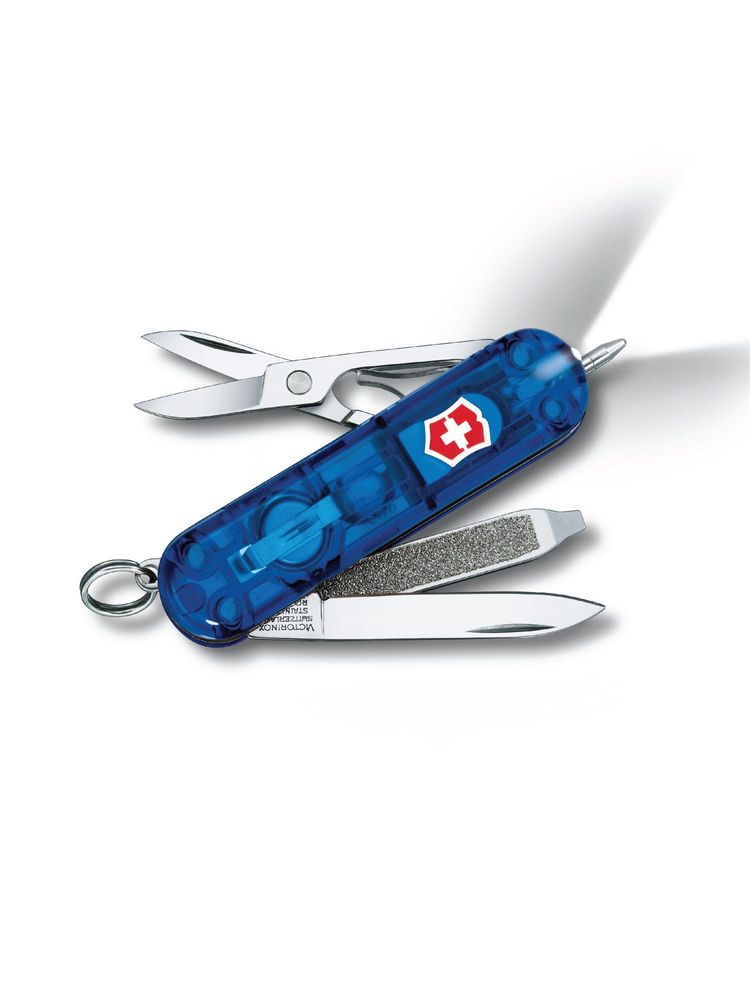Victorinox Signature Lite Pocket Knife 58 mm - Blue Translucent-picture-20