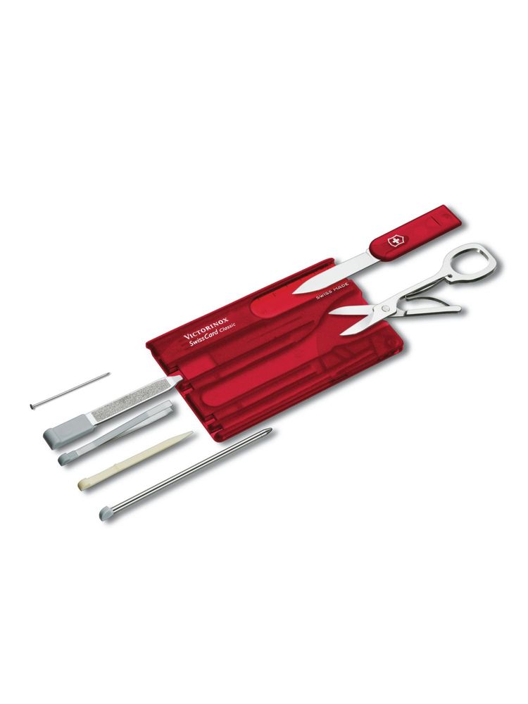 Victorinox Swiss Card Classic - Red Translucent-picture-48