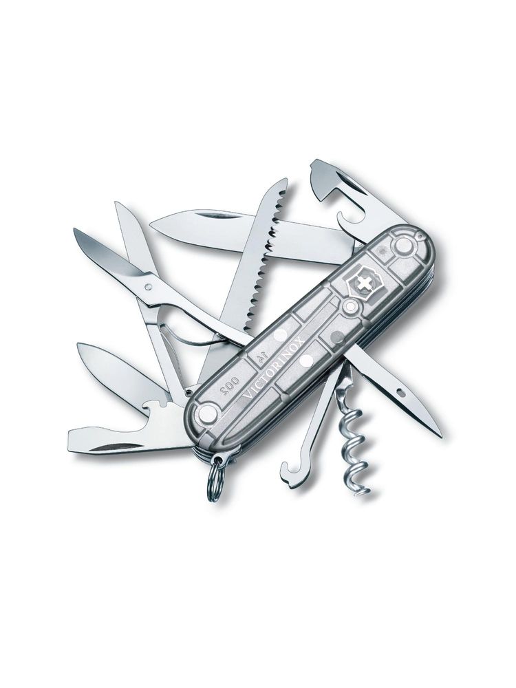 Victorinox Huntsman SilverTech Swiss Army Knife 91 mm - Silver Translucent-picture-33