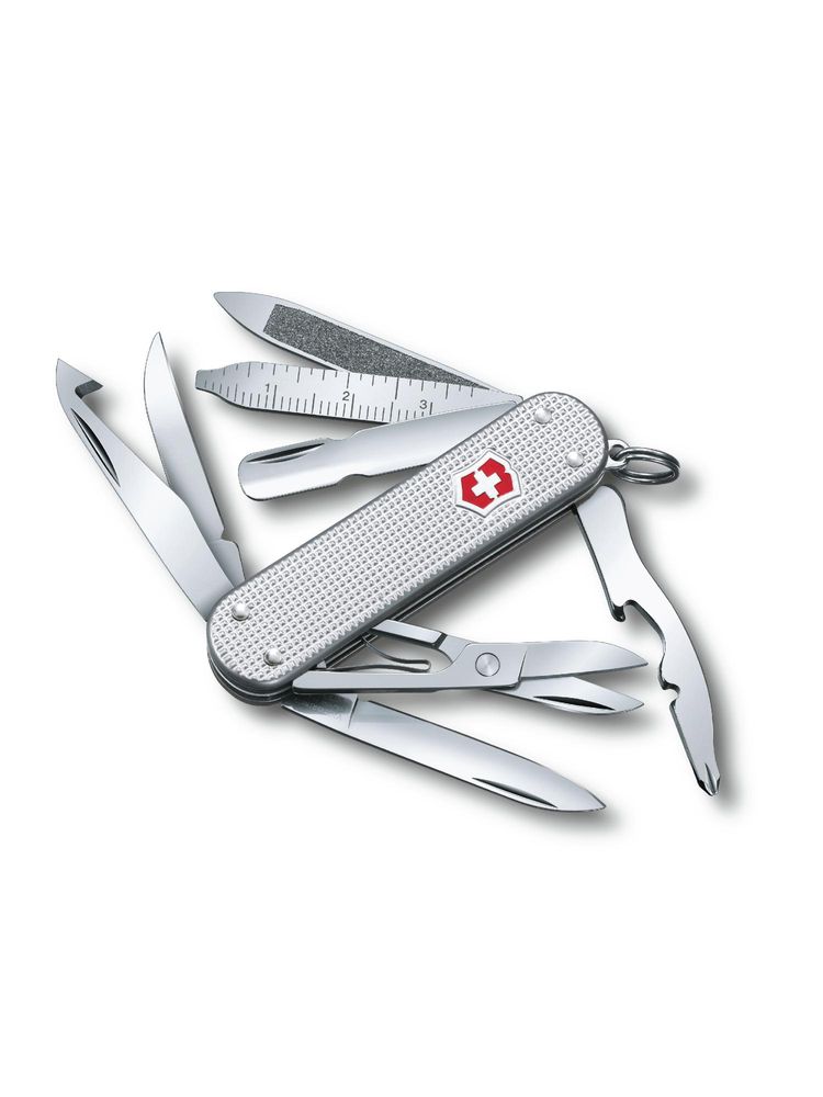 Victorinox MiniChamp Alox Pocket Knife 58 mm - Silver-picture-25