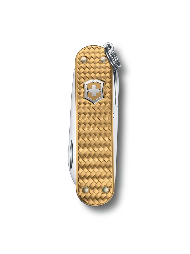 Victorinox Classic SD Precious Alox Pocket Knife 58 mm - Brass Gold-picture-26