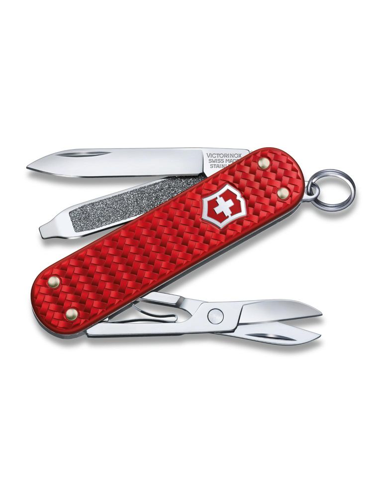 Victorinox Classic SD Precious Alox Pocket Knife 58 mm - Iconic Red-picture-45