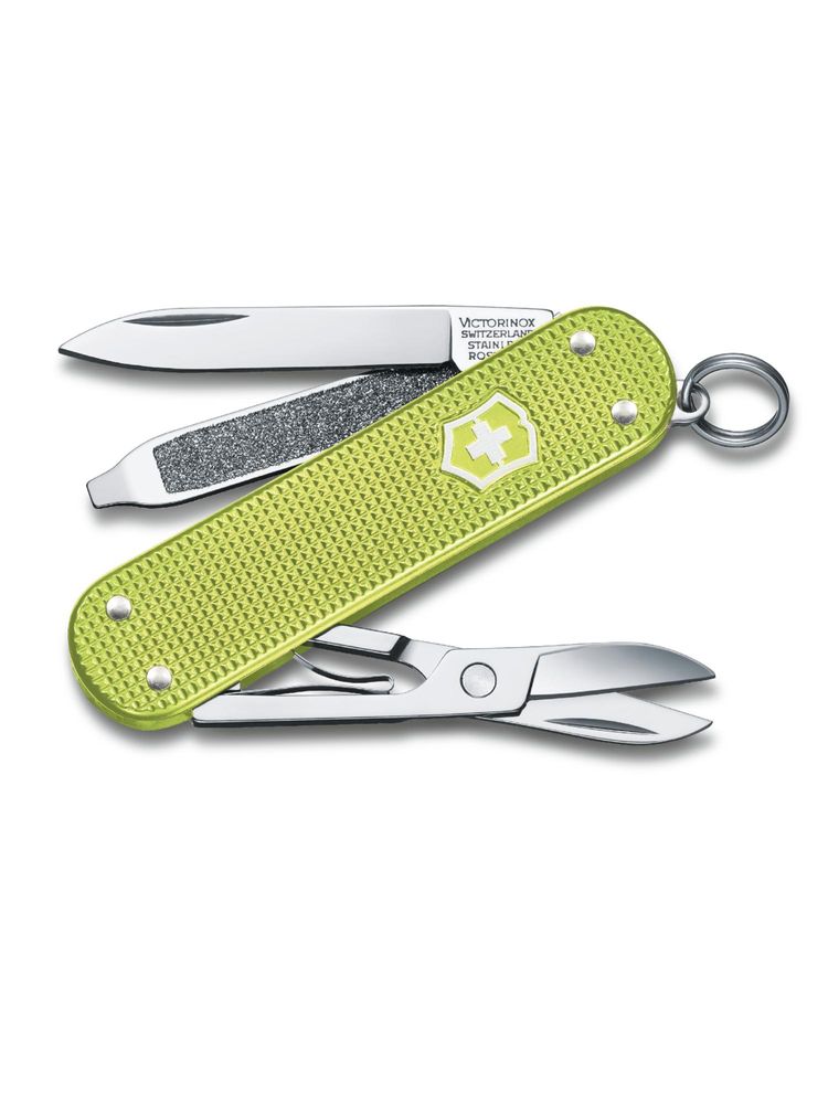 Victorinox Classic SD Alox Pocket Knife 58 mm - Lime Twist-image-6