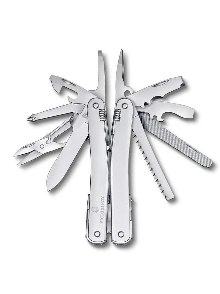 Victorinox Swiss Tool Spirit MX - Silver with Nylon Pouch-image-2