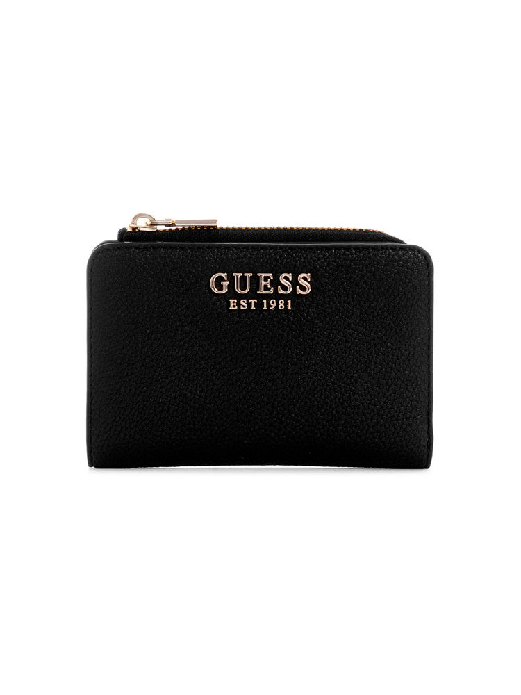 guess fashion Guess Black Solid Laurel Zip Around Wallet-picture-20