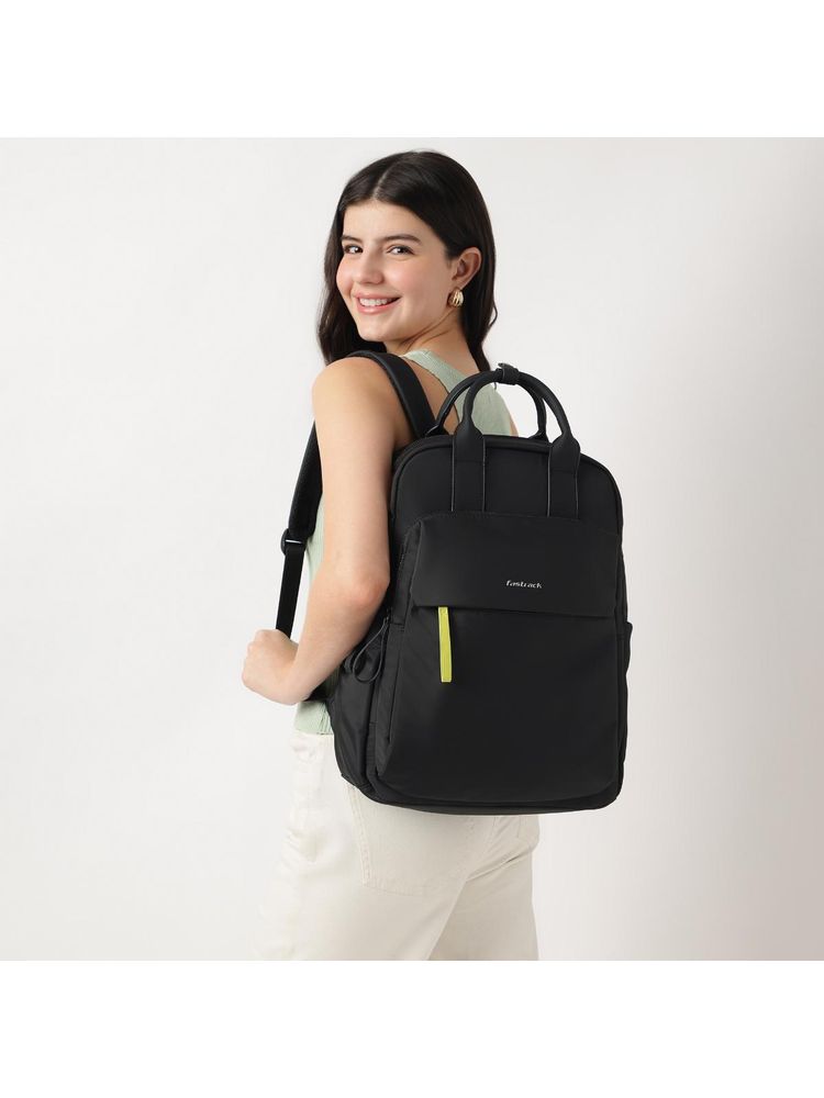 fastrack accessories Fastrack Workease Solid Black Laptop Backpack-picture-14