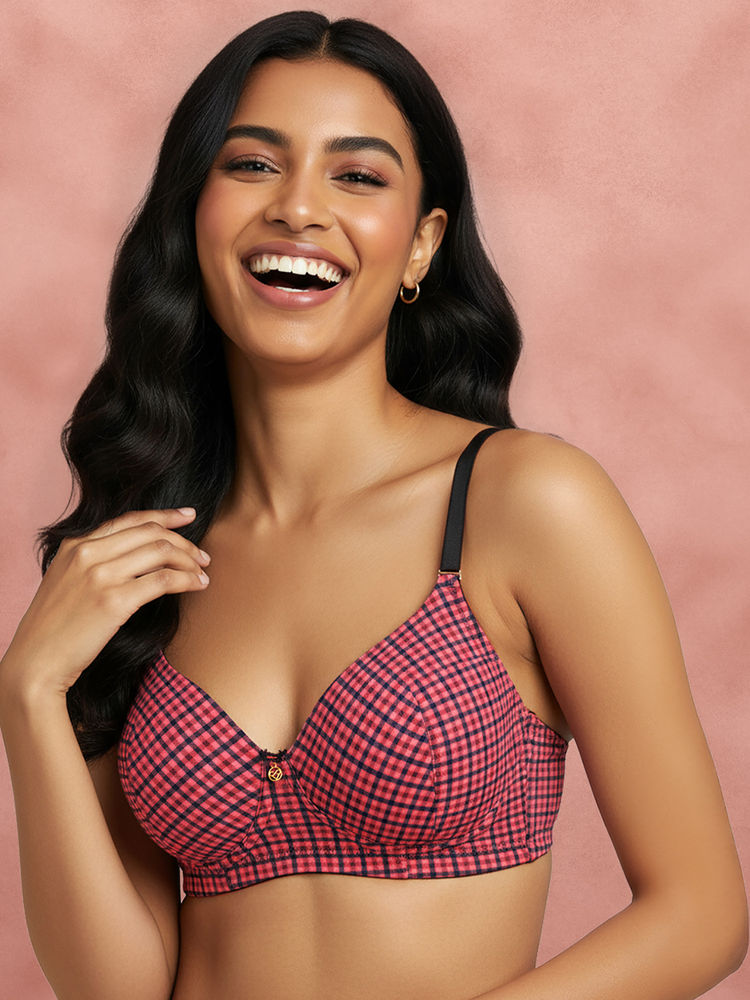 Shyaway By Susie Calypso Pink Chic Wirefree 3/4Th Coverage Seamed Multiway Padded Bra-image-23