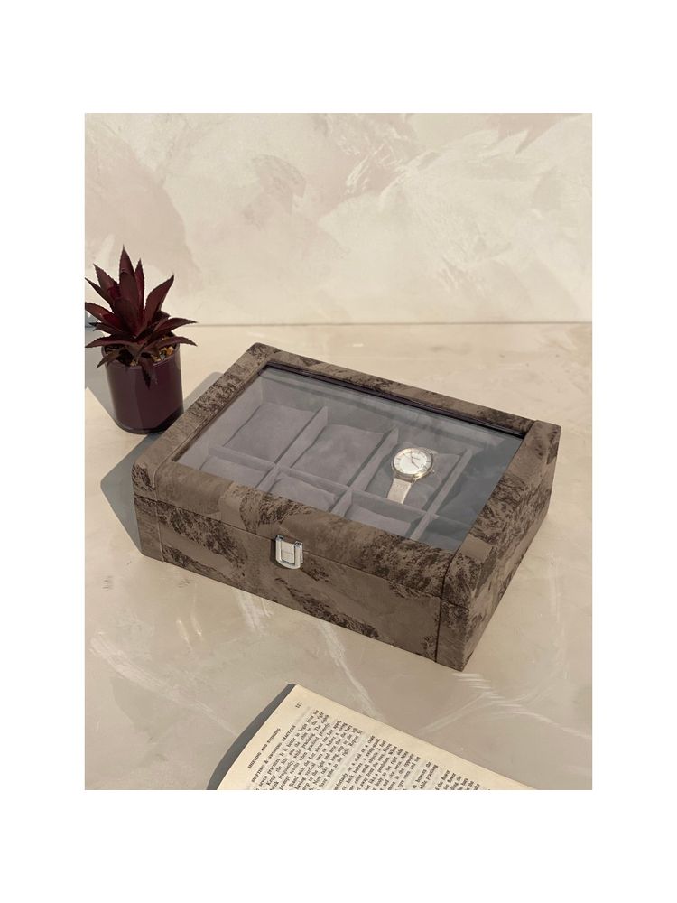 Mason Home Indo Mocha Watch Box - 8 Slots-image-39