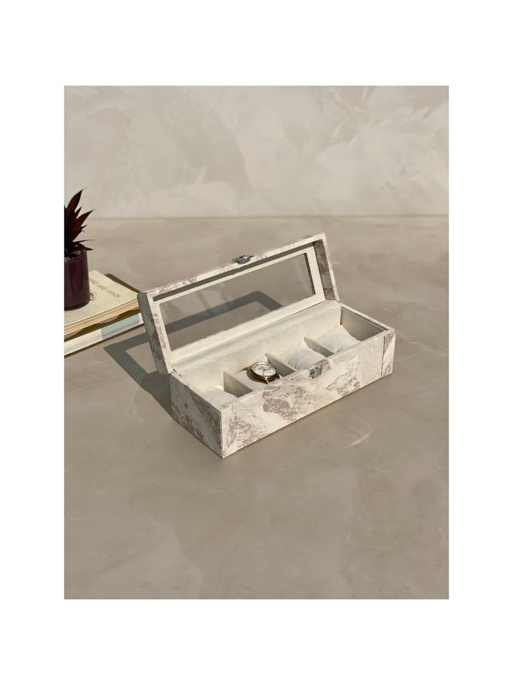 Mason Home Indo Latte Watch Box - 4 Slots-picture-21