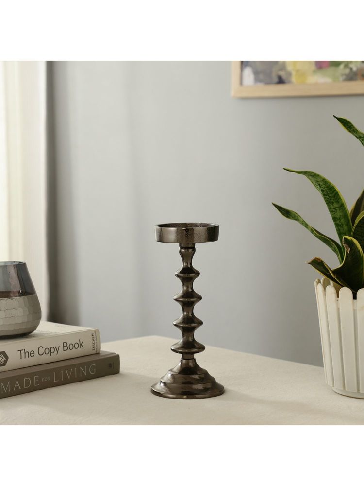 De Maison Decor Ebon Whisper Black Candle Holder-picture-15