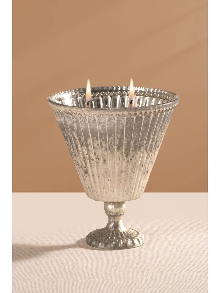 DOFT Silver Heritage Heirloom Footed Candle-image-38