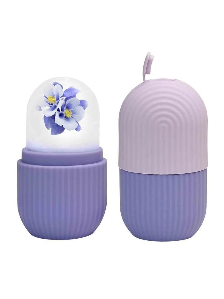 Kazarmaa Ice Roller Massage for Face Toning - Purple-picture-16
