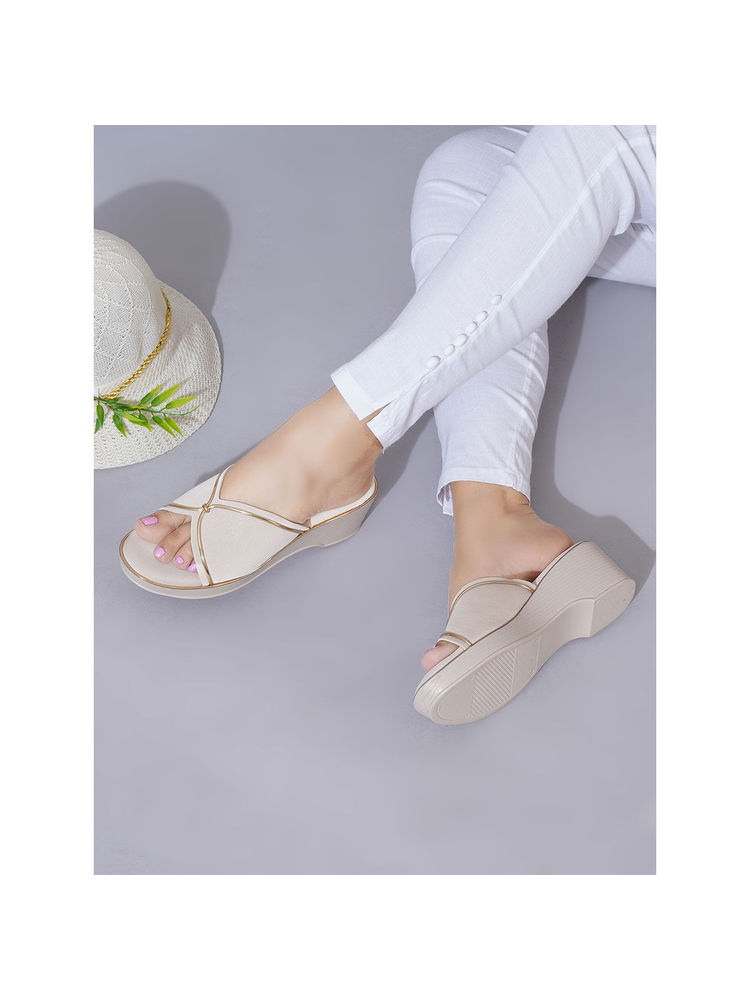Shoetopia Classy Beige Sandal Heels-picture-15