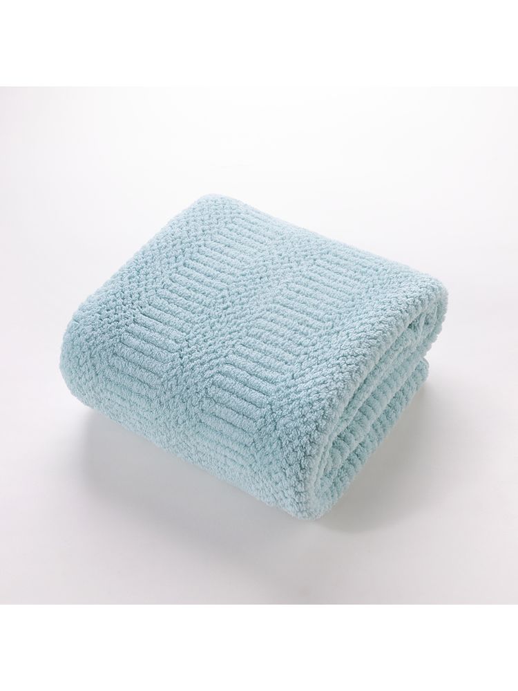 Kuber Industries Bath Towel For Men, Women Resistant Polyester Towels For Bath Green (M)-picture-11