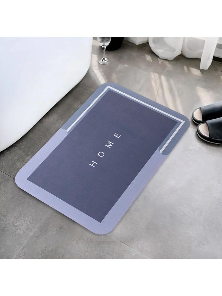 Kuber Industries Bath Mat PVC Bathroom Mat Shower Bath Mat Floor Tub Mat |CF-220806 Light Gray-image-7
