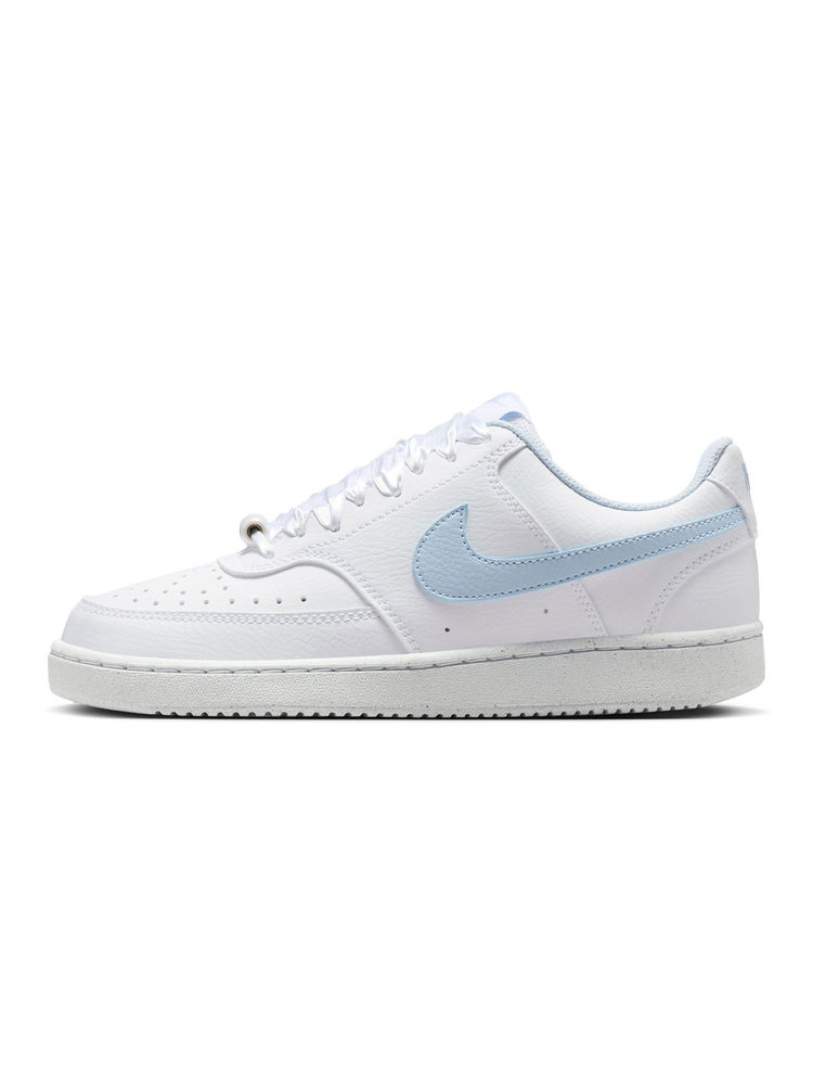 Nike W Court Vision Lo Le Women White Basketball Shoes-image-31