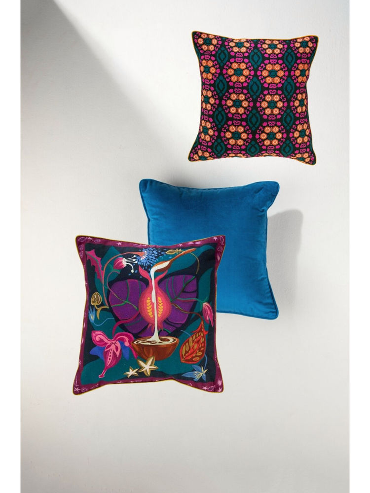 Freedom Tree Multi-Color Ensemble Vasaka Cushion Covers (Pack Of 3)-image-39