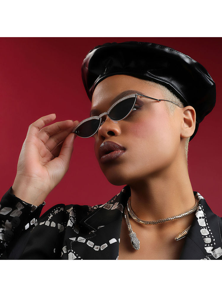 SOHI Eva Black Cateye Sunglasses (50)-picture-24