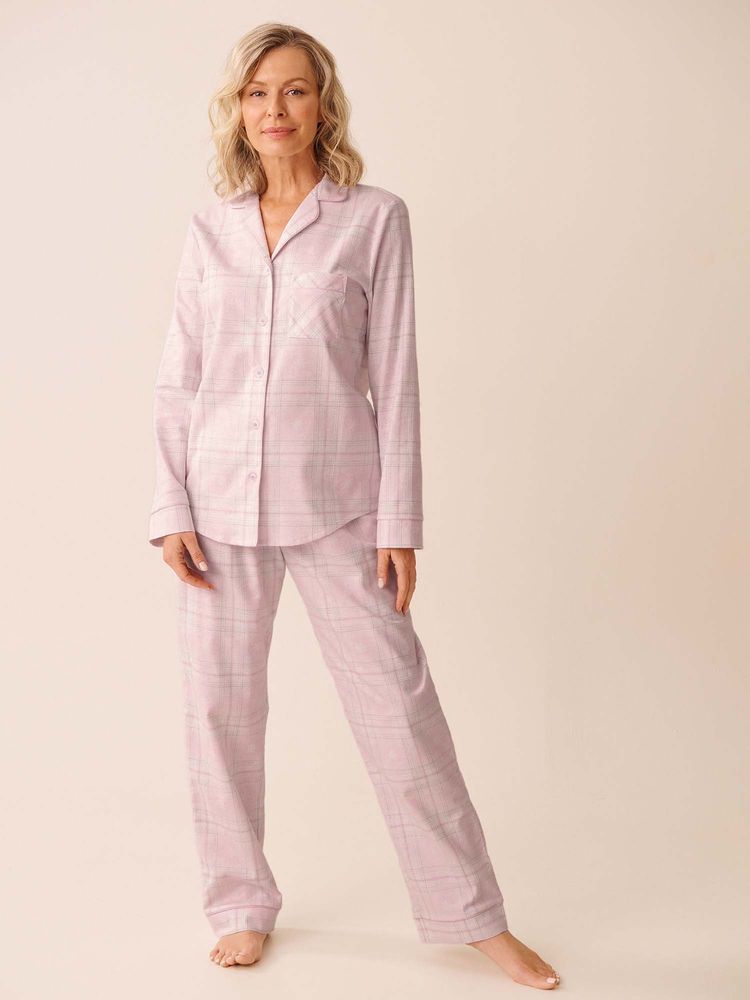 La Vie En Rose Pink Cotton Shirt with Pyjama-picture-14