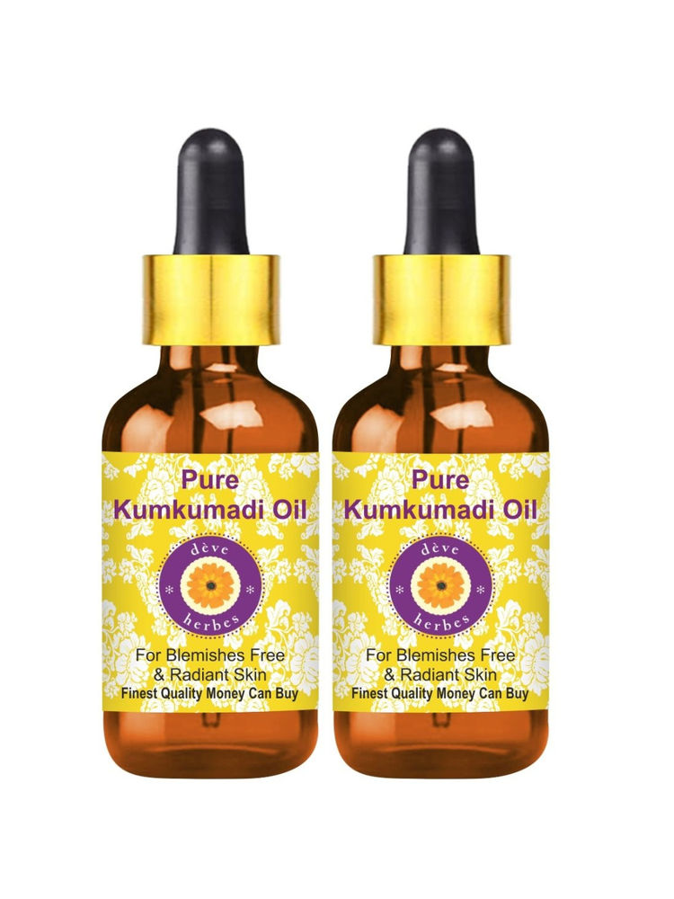 Deve Herbes Pure Kumkumadi Oil with Saffron For Glow Skin, Hydration & Reducing Fine Line Combo-image-44