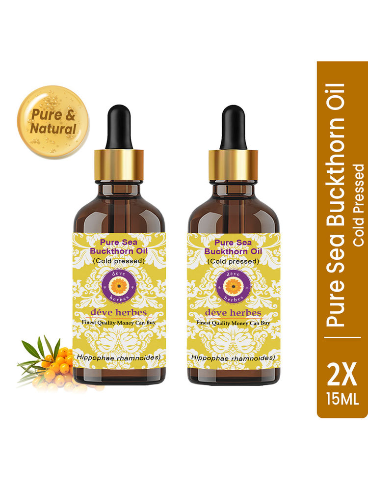 Deve Herbes Pure Sea Buckthorn Oil For Deep Moisturizing, Uneven Skin Tone & Skin Texture Combo-image-41