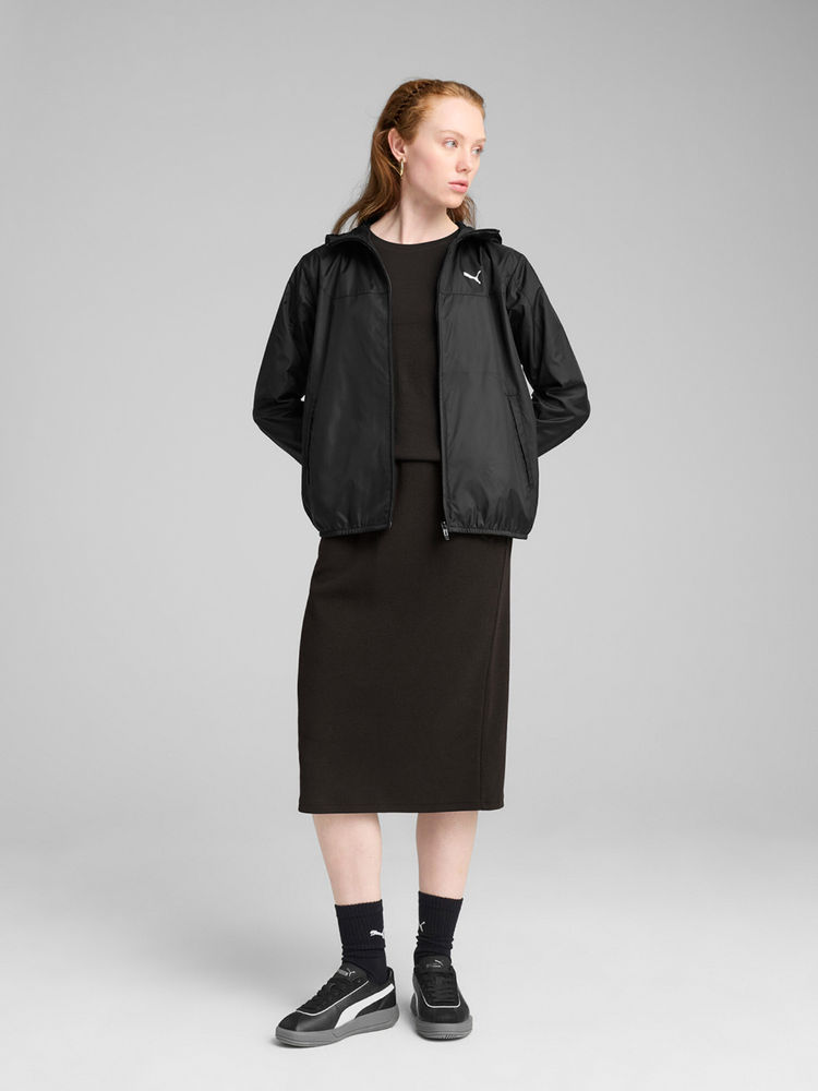 Puma Women Black Essentials Water Repellent Hooded Jacket-picture-15