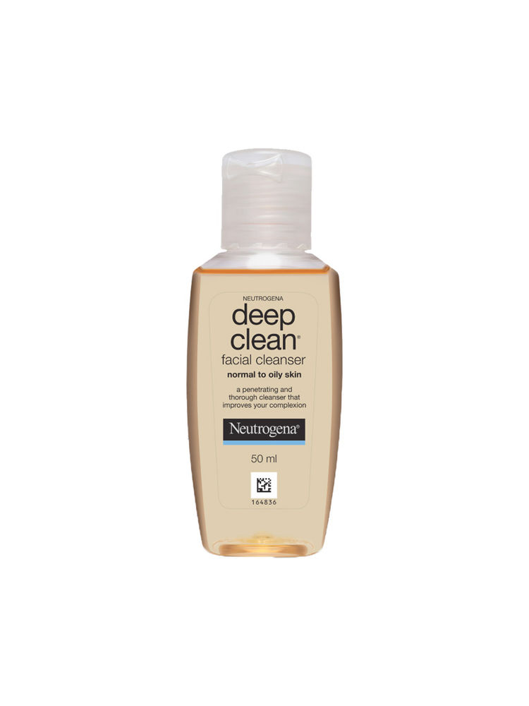 Neutrogena Deep Clean Facial Cleanser Face Wash for Normal to Oily Skin