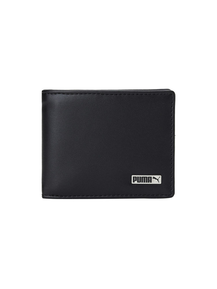 Puma Metal Logo IND I Unisex Black Wallets