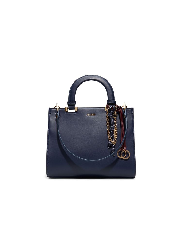 Aldo Almarisa Women Navy Blue Satchel Bag-picture-20