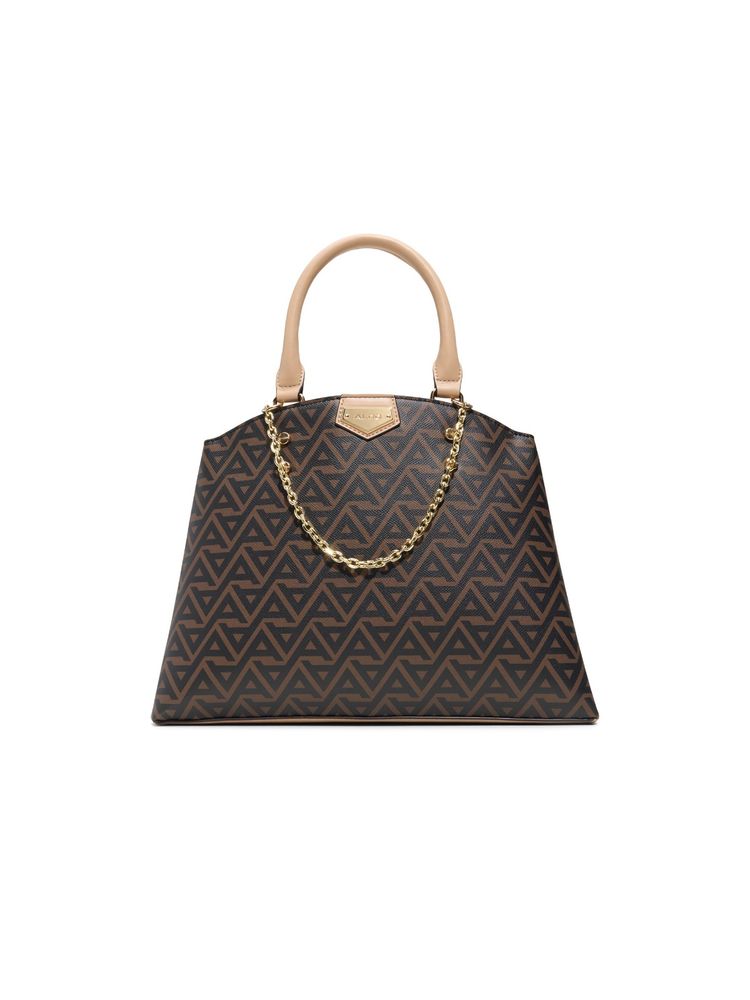 Aldo Astraei Women Brown Satchel Bag with Detachable Strap-picture-16