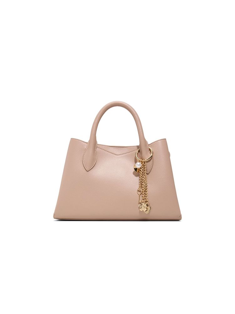 Aldo Carimma Women Peach Satchel with Detachable Strap