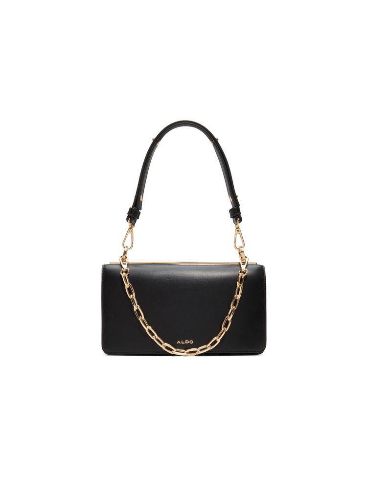 Aldo DABOUCA Women Black Handbag with Detachable Chain-picture-40