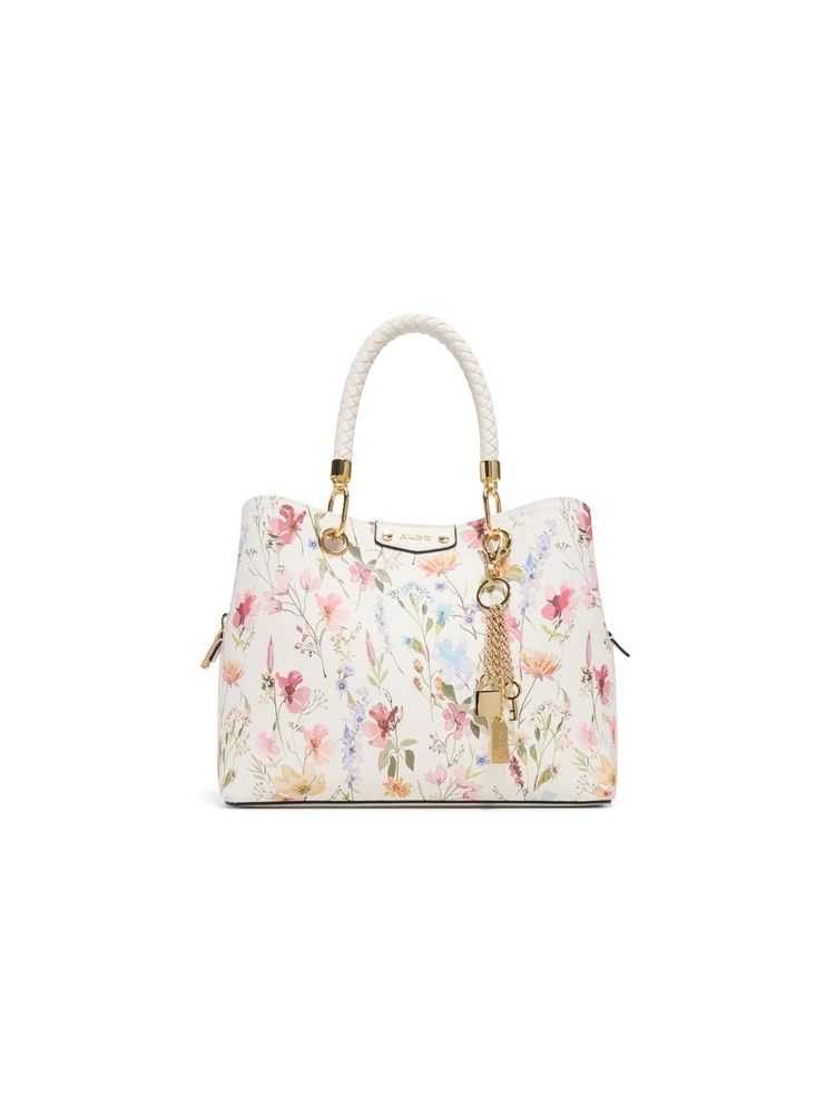 Aldo LOTHYCAN Women White Satchel Bag-image-38