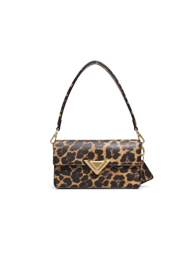 Aldo LUXECARRY2.0 Women Brown Shoulder Bag with Detachable Strap & Bag Charm-image-0