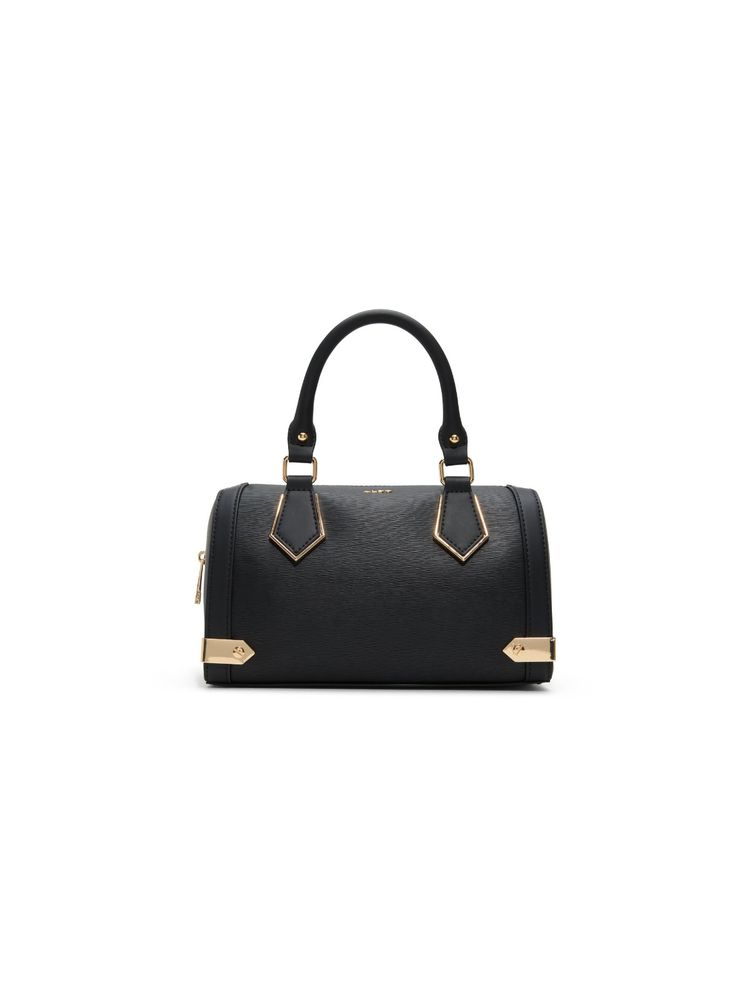Aldo MAYBRY Women Black Barrel Satchel Bag-image-43