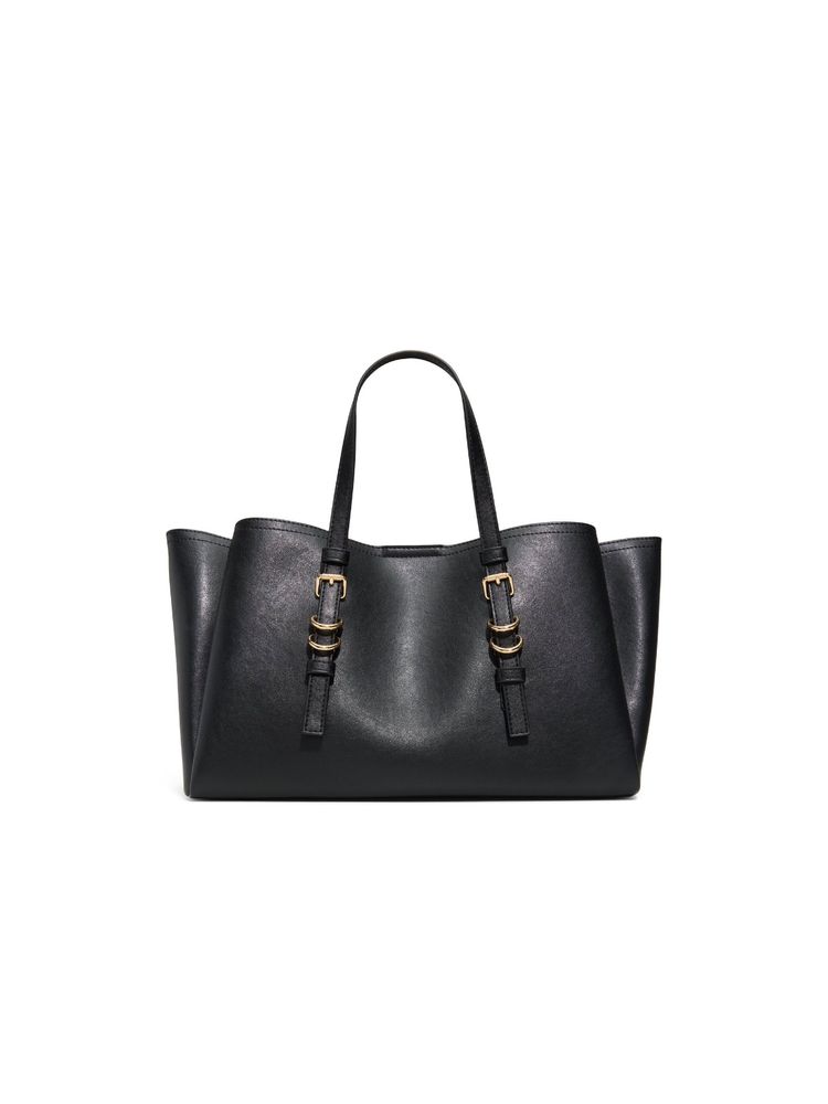 Aldo MELEAH Women Black Shoulder Bag with Detachable Strap-image-11