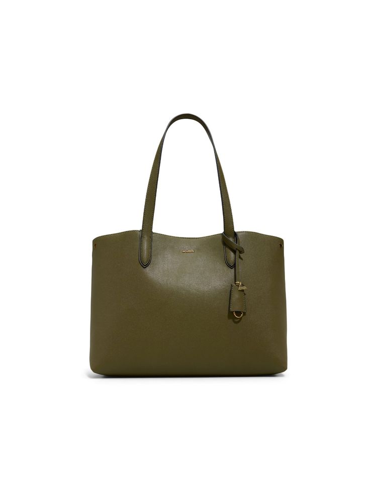 Aldo TAMMERA Women Green Tote with Pouch & Bag Charm (Set of 3)-image-42