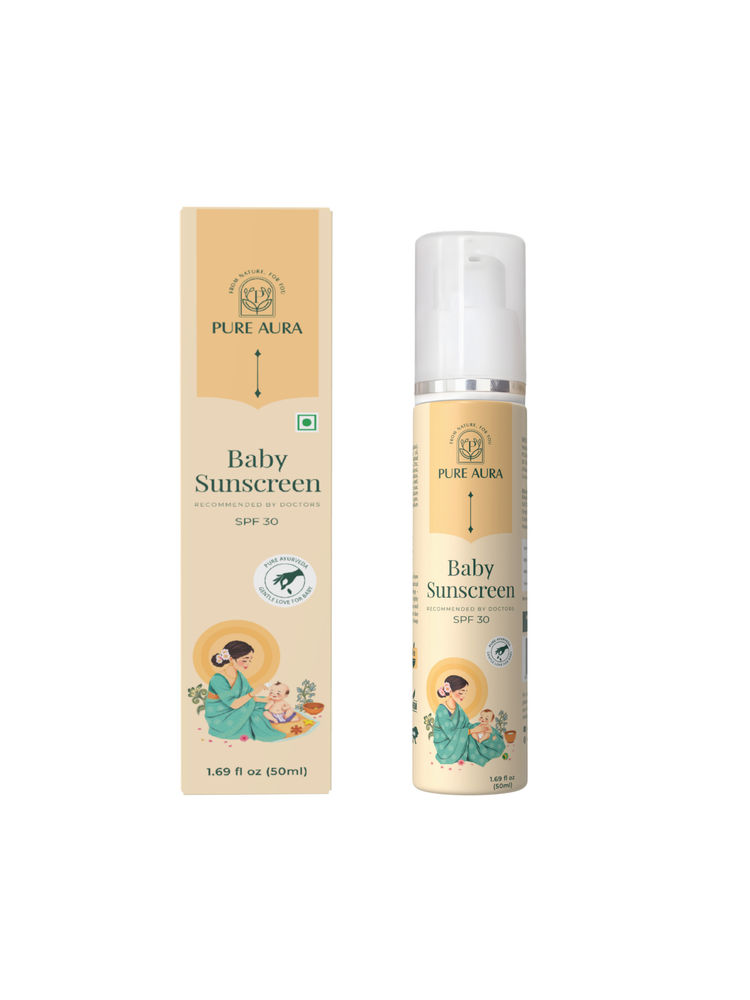 Pure Aura 100% Mineral Ayurvedic Baby Sunscreen SPF 30-picture-28