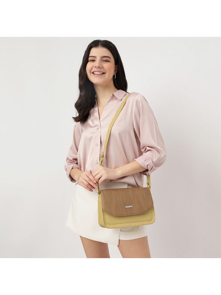 Fastrack Mustard Sling Bag for Women-image-26