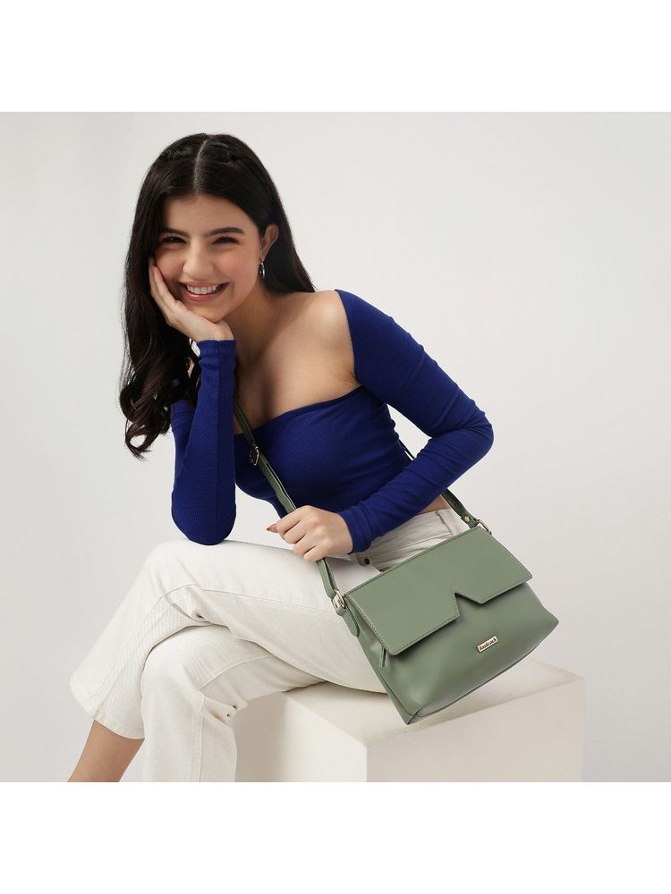 Fastrack Olive Sling Bag for Women-image-24