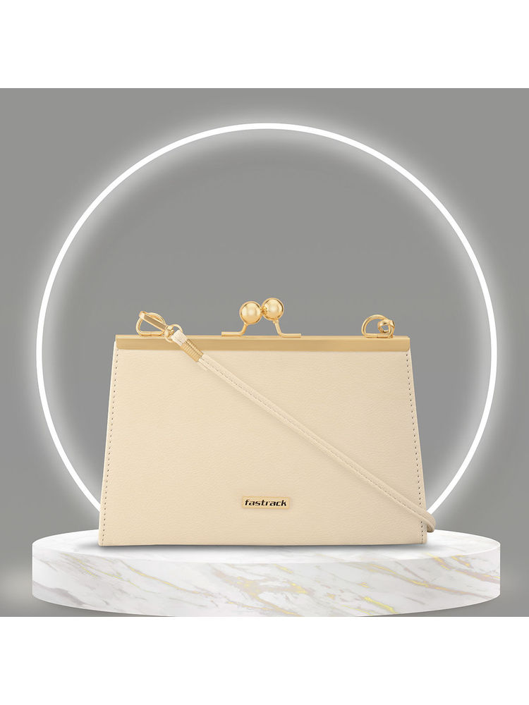 fastrack accessories Fastrack Nude Solid Clutch with Detachable Strap (Set of 2)-picture-18